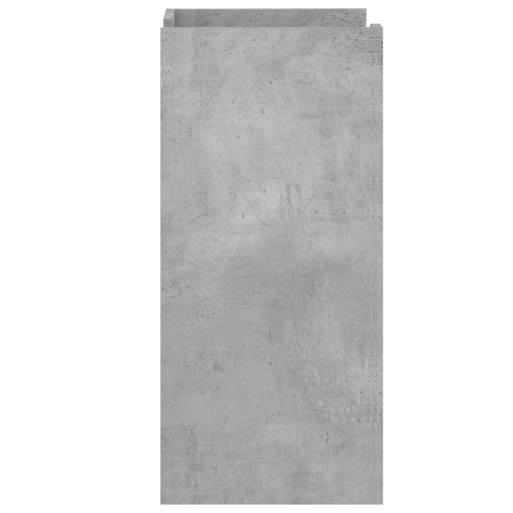 Šoninė spintelė, betono pilka, 45x35x75cm, apdirbta mediena
