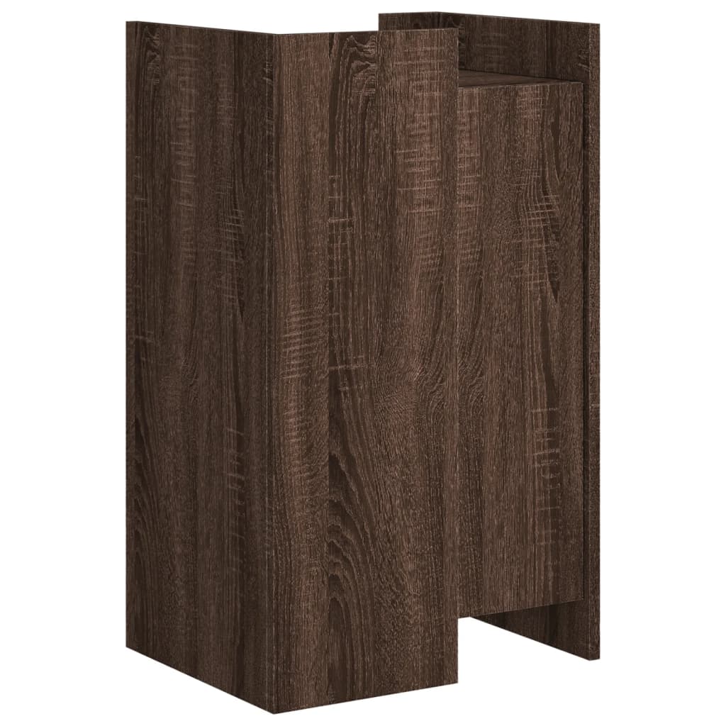 Šoninė spintelė, ruda ąžuolo, 45x35x75cm, apdirbta mediena