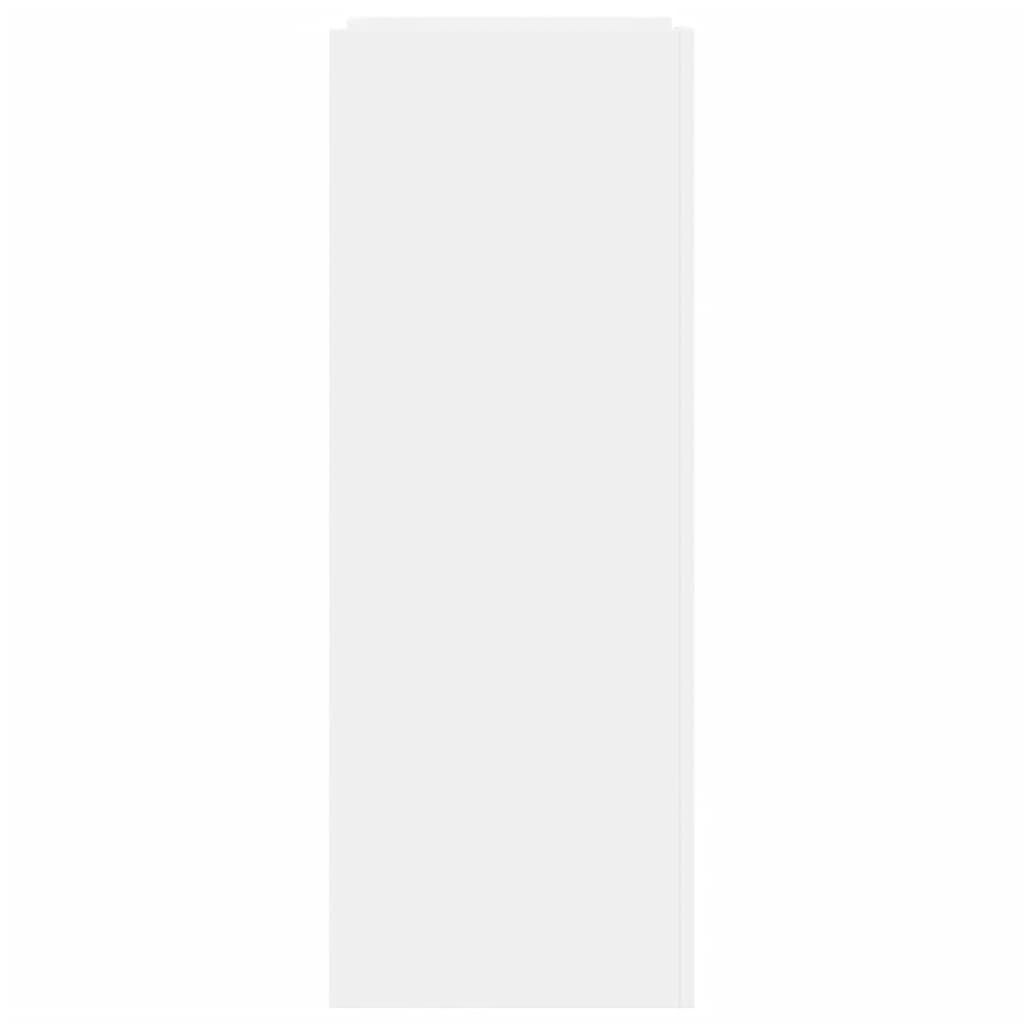 Shoe cabinet, white, 74.5x37.5x100cm, engineered wood