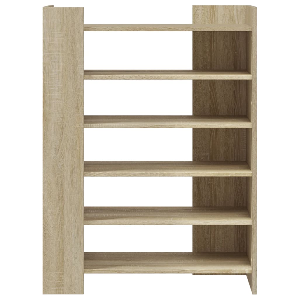Oak shoe cabinet, 74.5x37.5x100cm, treated wood