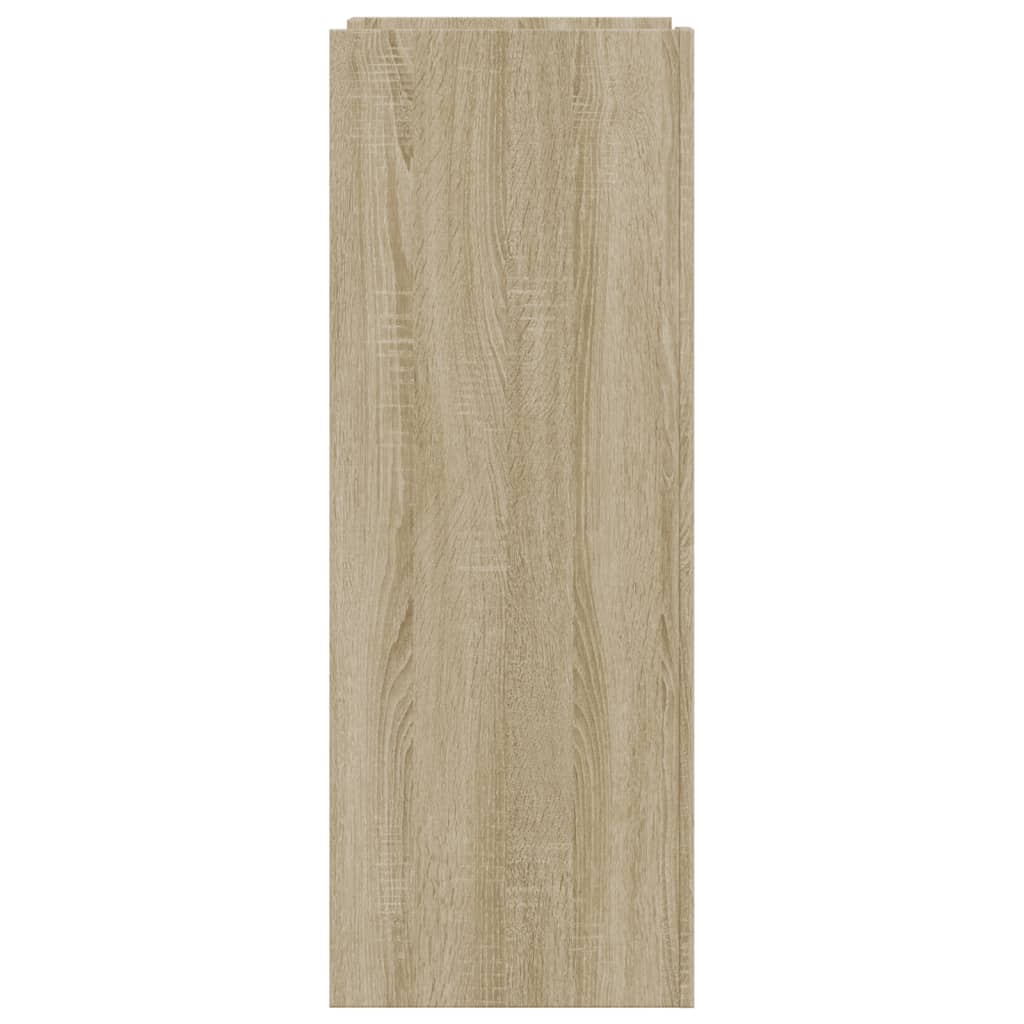Oak shoe cabinet, 74.5x37.5x100cm, treated wood