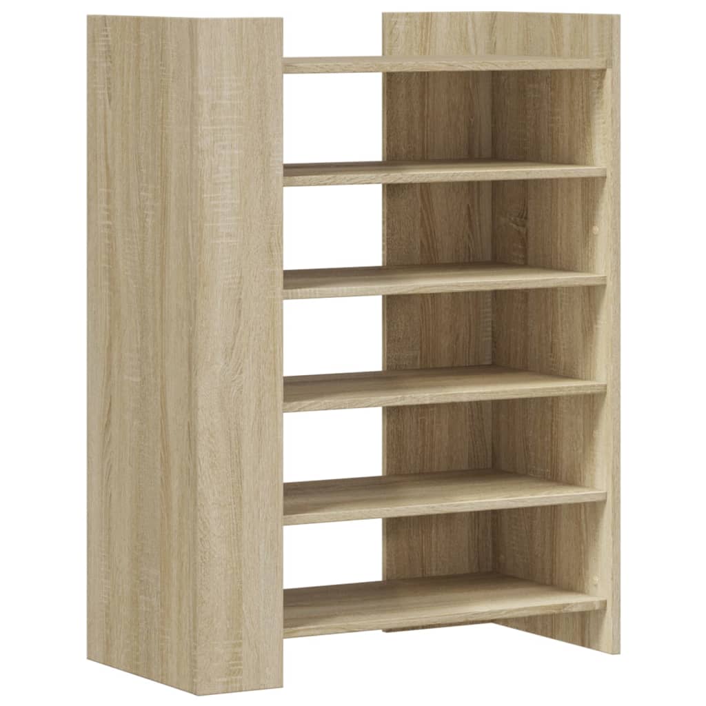 Oak shoe cabinet, 74.5x37.5x100cm, treated wood
