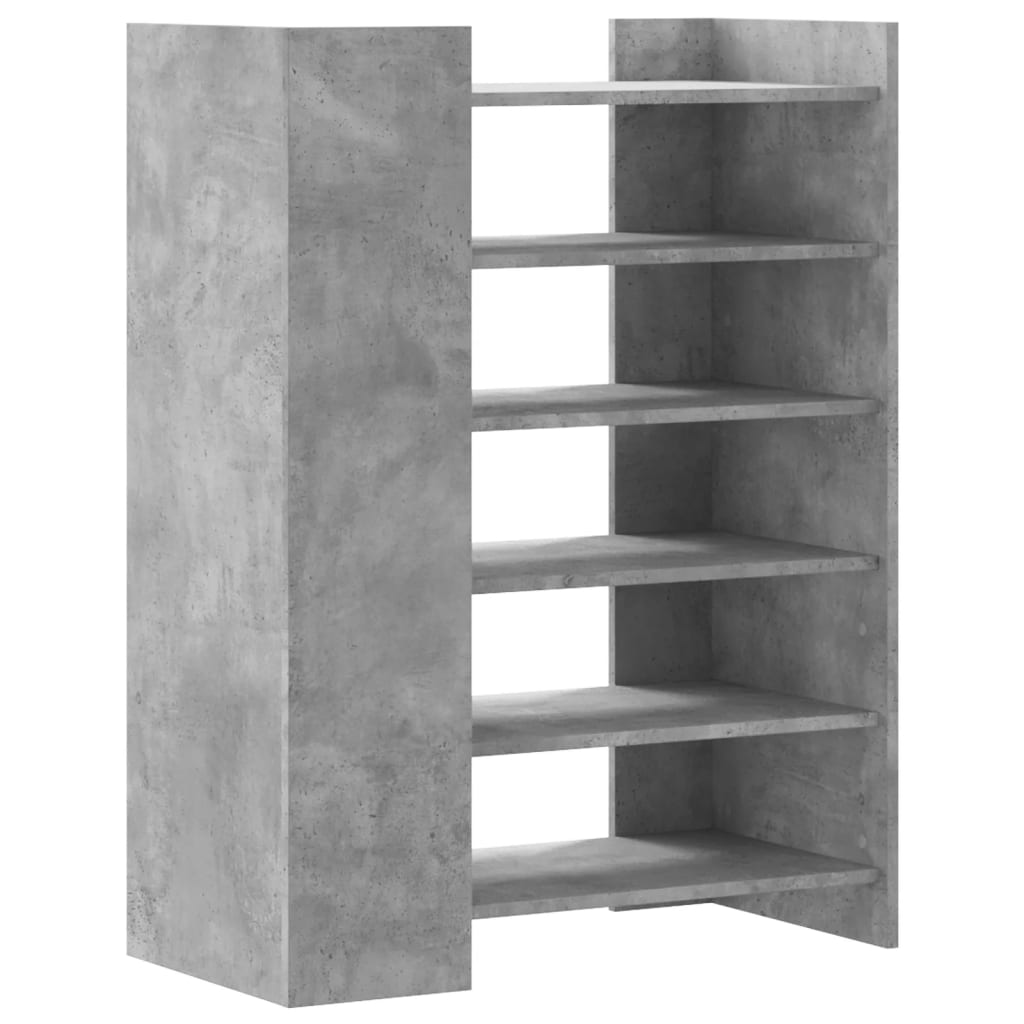 Spintelė batams, betono, 74,5x37,5x100cm, apdirbta mediena