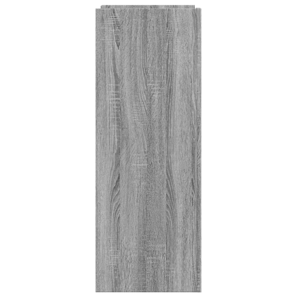 Shoe cabinet, grey oak, 74.5x37.5x100cm, wood