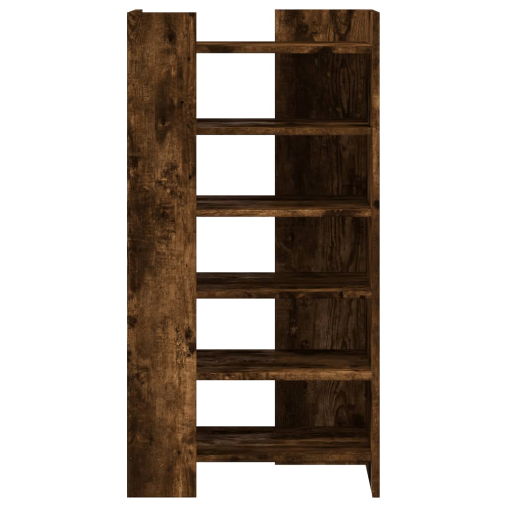 Shoe cabinet, smoky, 52x37.5x100cm, engineered wood