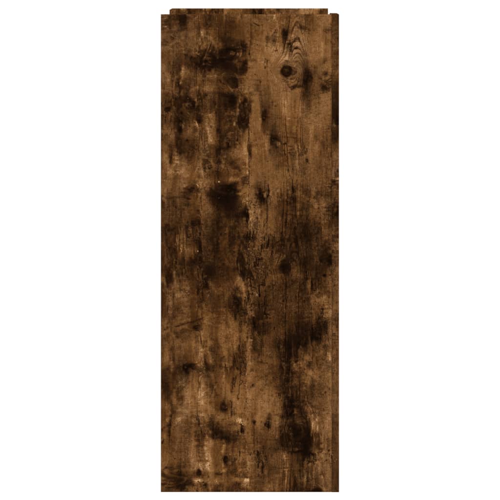 Shoe cabinet, smoky, 52x37.5x100cm, engineered wood