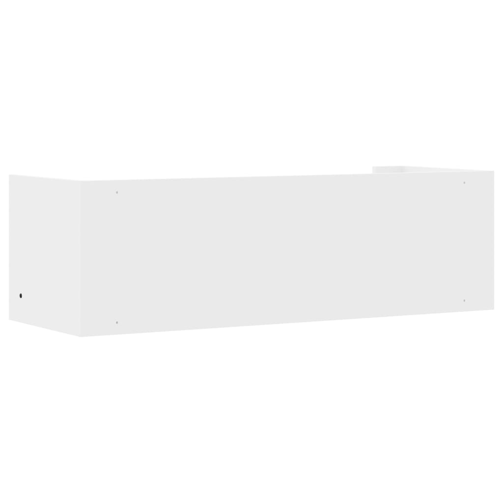 Sienas plaukts, balts, 100x35x30,5cm, MDF