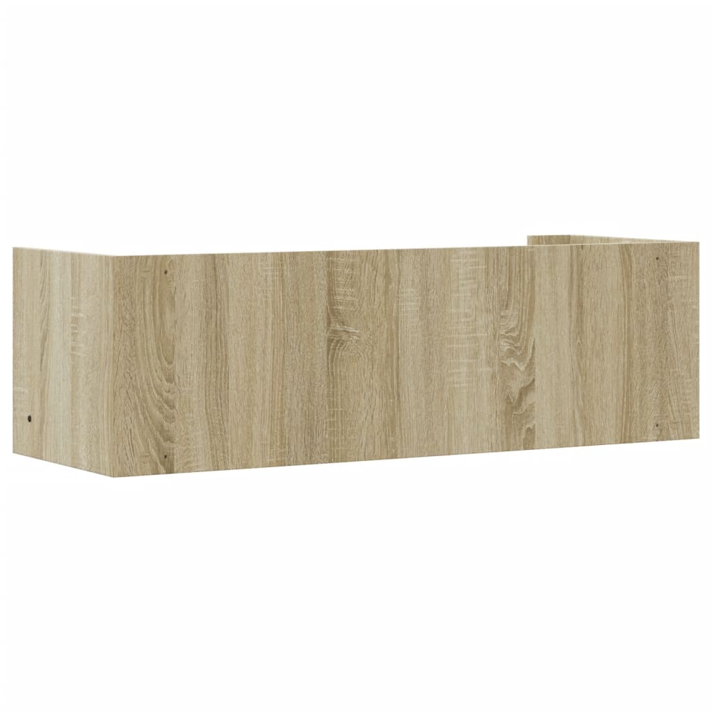 Wall shelf, Sonoma oak, 100x35x30.5cm, chipboard