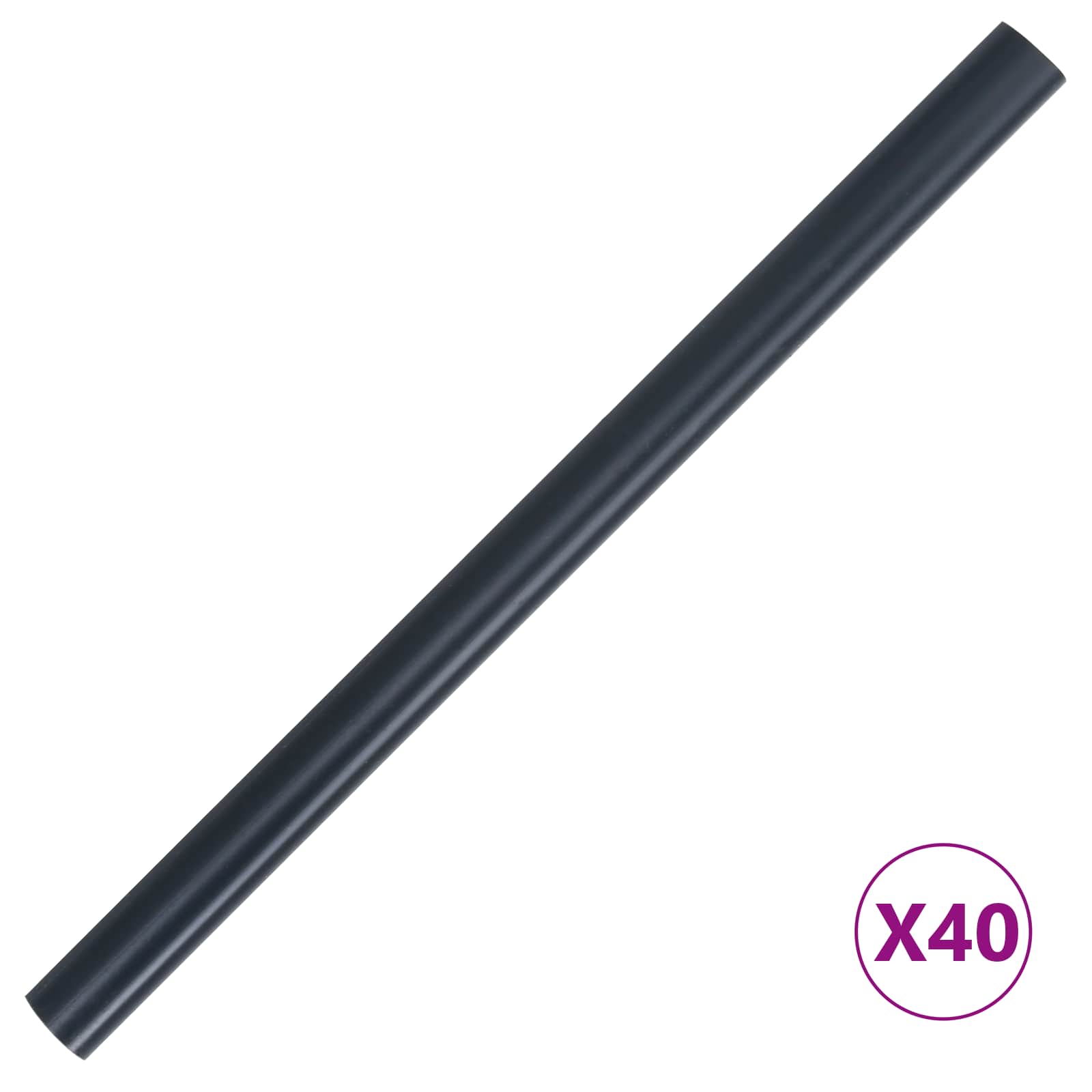 Sodo privatumo ekranai 2 pcs Tamsiai pilka 35 x 0.19 m PVC