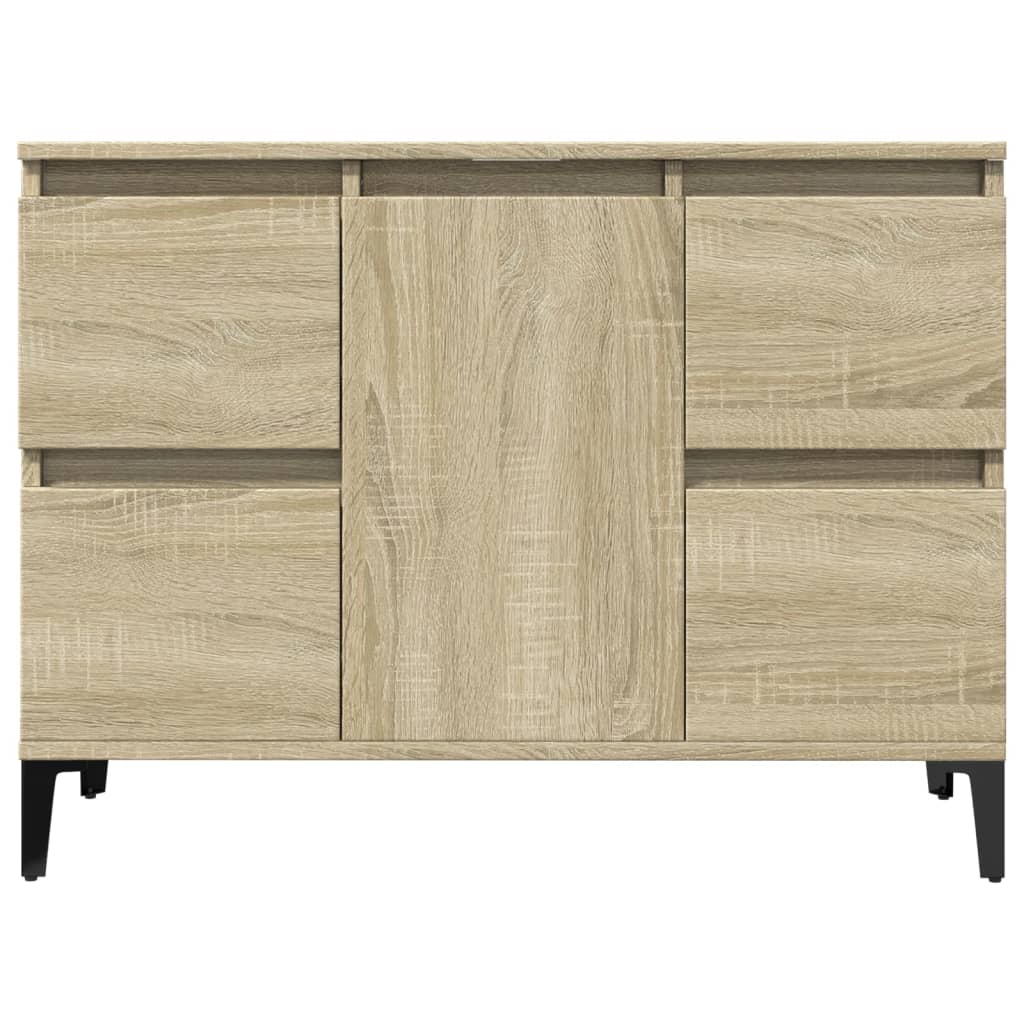 Oak washbasin cabinet, 80x33x60cm, treated wood