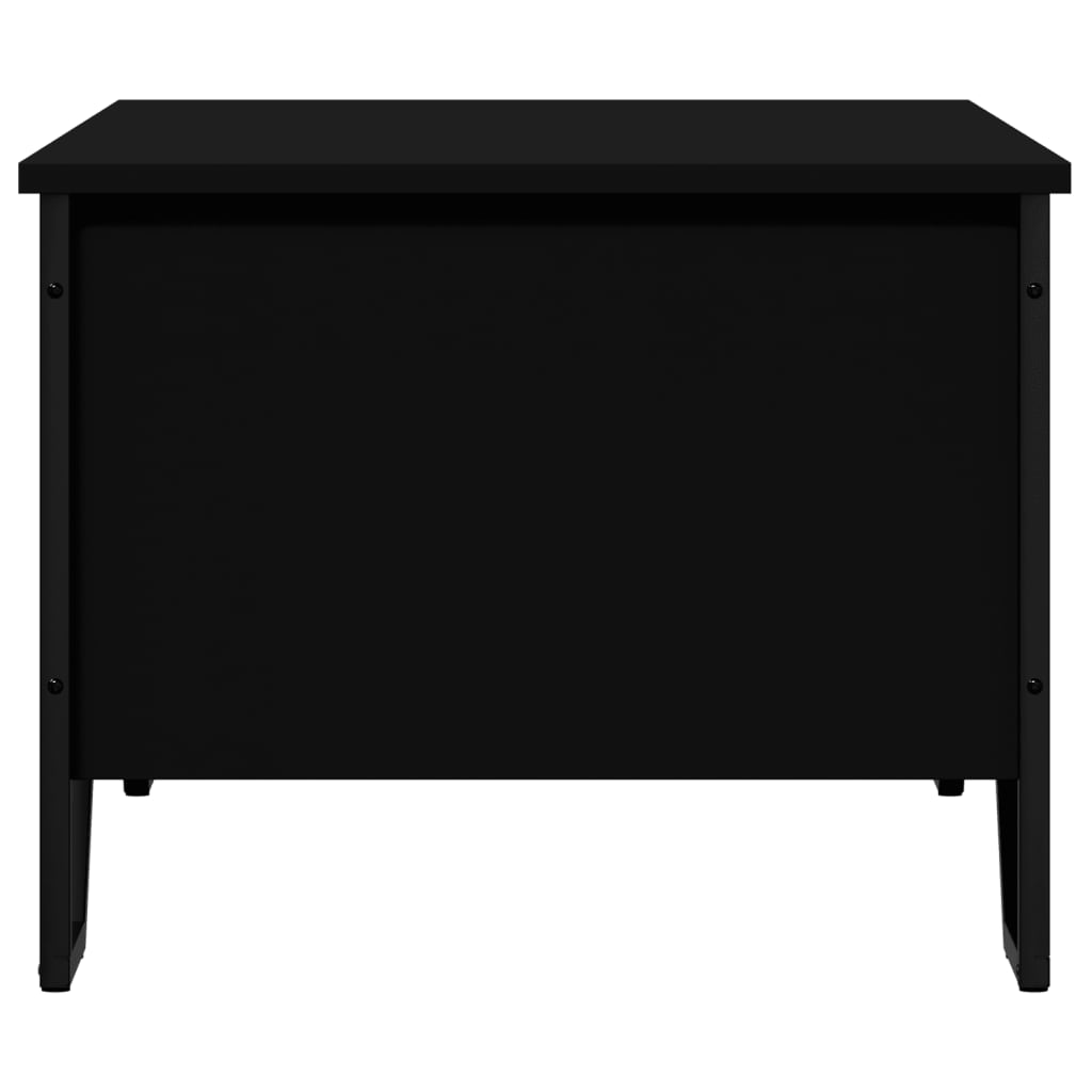 Coffee table, black, 100x51x40cm, engineered wood
