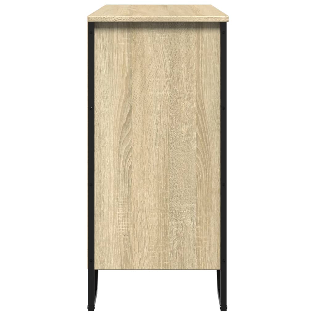 Sānu skapītis, ozolkoka, 91x35,5x74,5cm, apstrādāta koksne