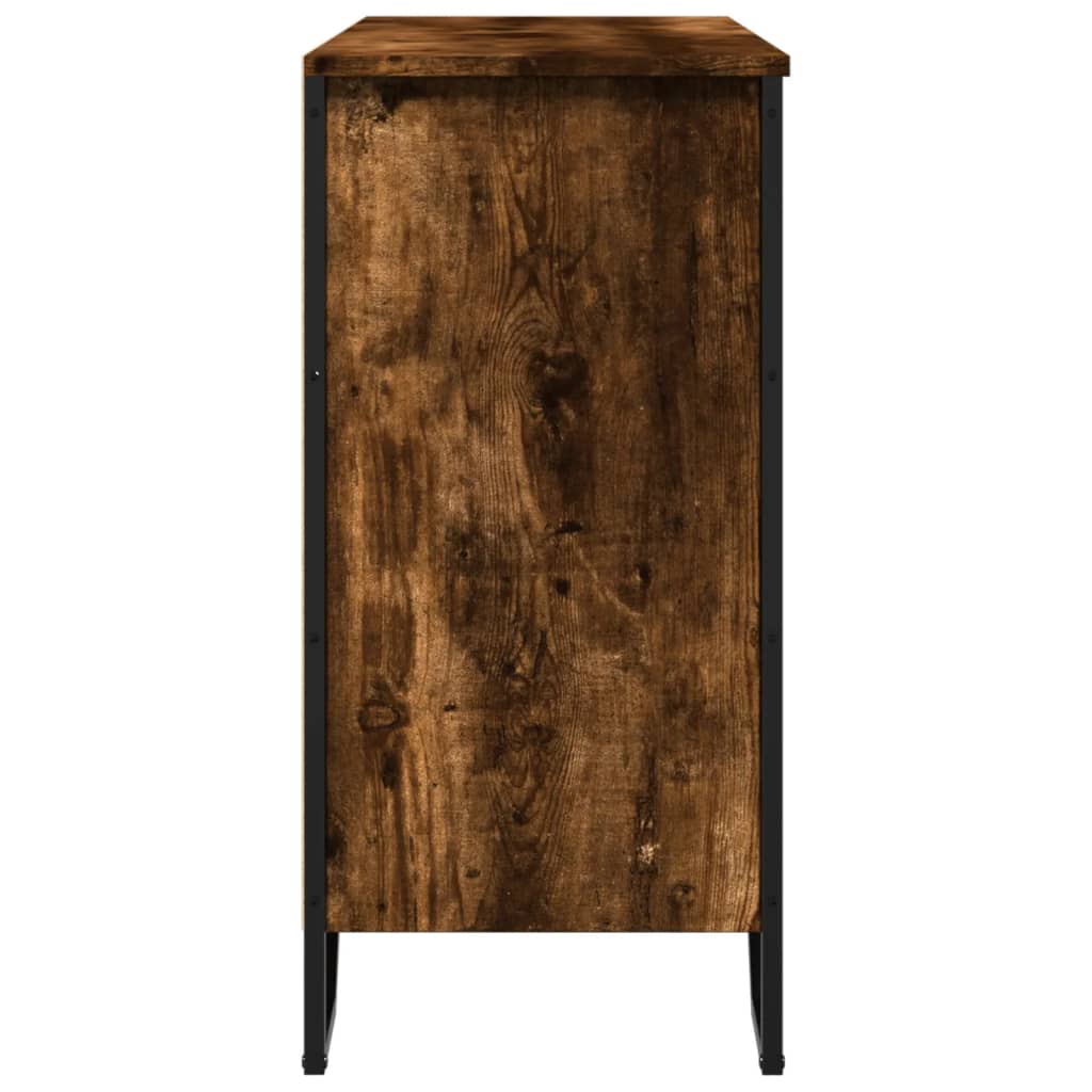 Sideboard, smoke oak, 91x35.5x74.5cm, wood