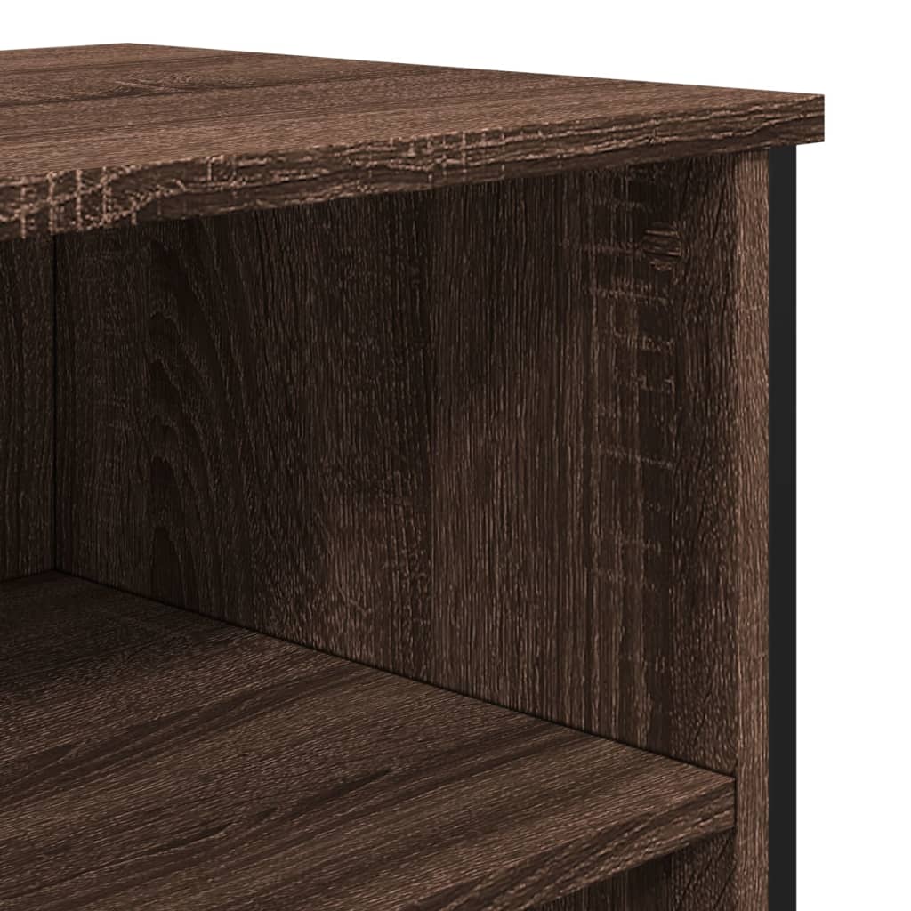 Kumode, brūns ozols, 91x35,5x74,5 cm, inženierijas koksne