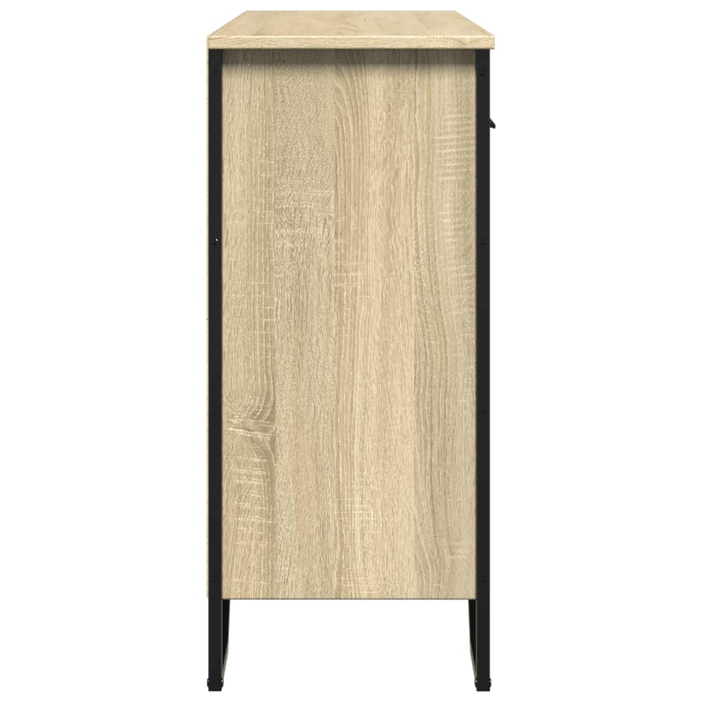 Šoninė spintelė, ąžuolo, 97x32,5x74,5cm, apdirbta mediena