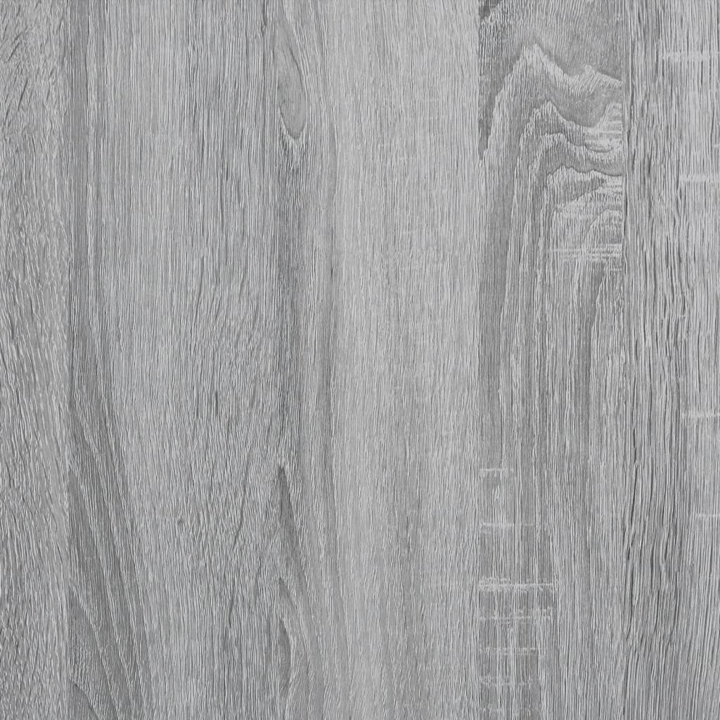 Komoda su stalčiais, pilka ąžuolo, 91x35,5x74,5cm, mediena