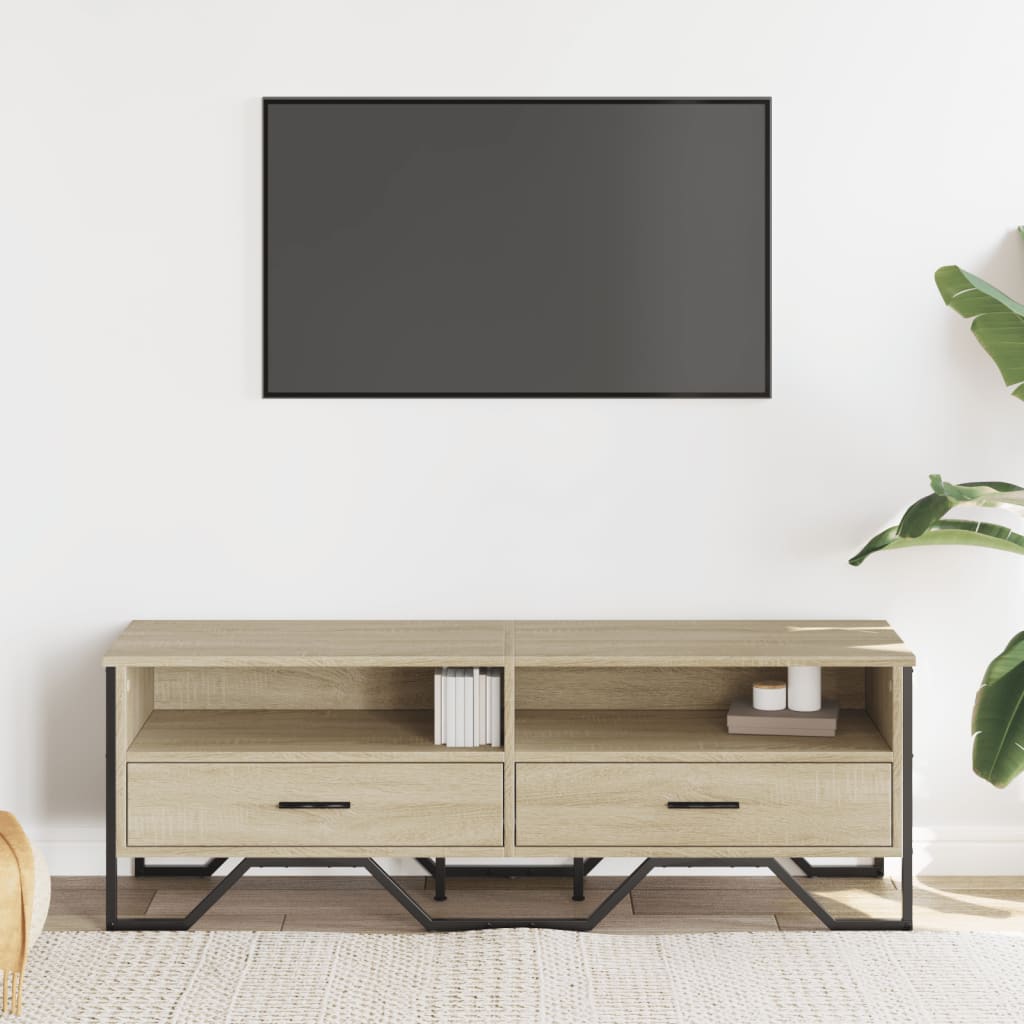 TV skapītis, ozolkoks, 122x34x41cm, apstrādāta koksne