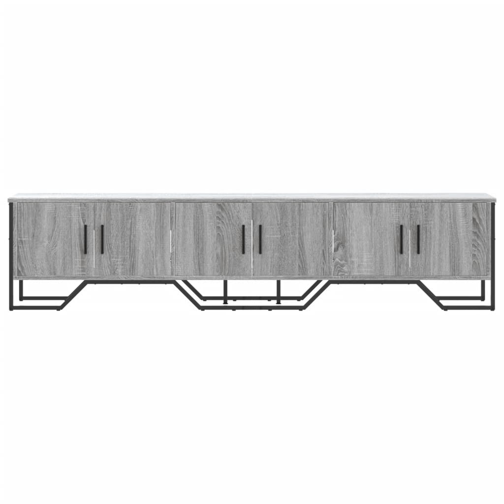 TV cabinet, grey oak, 180x34x41cm, wood