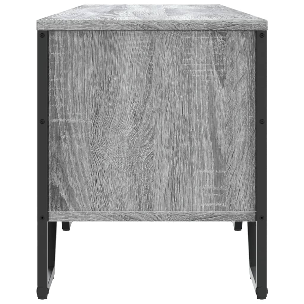 TV cabinet, grey oak, 180x34x41cm, wood