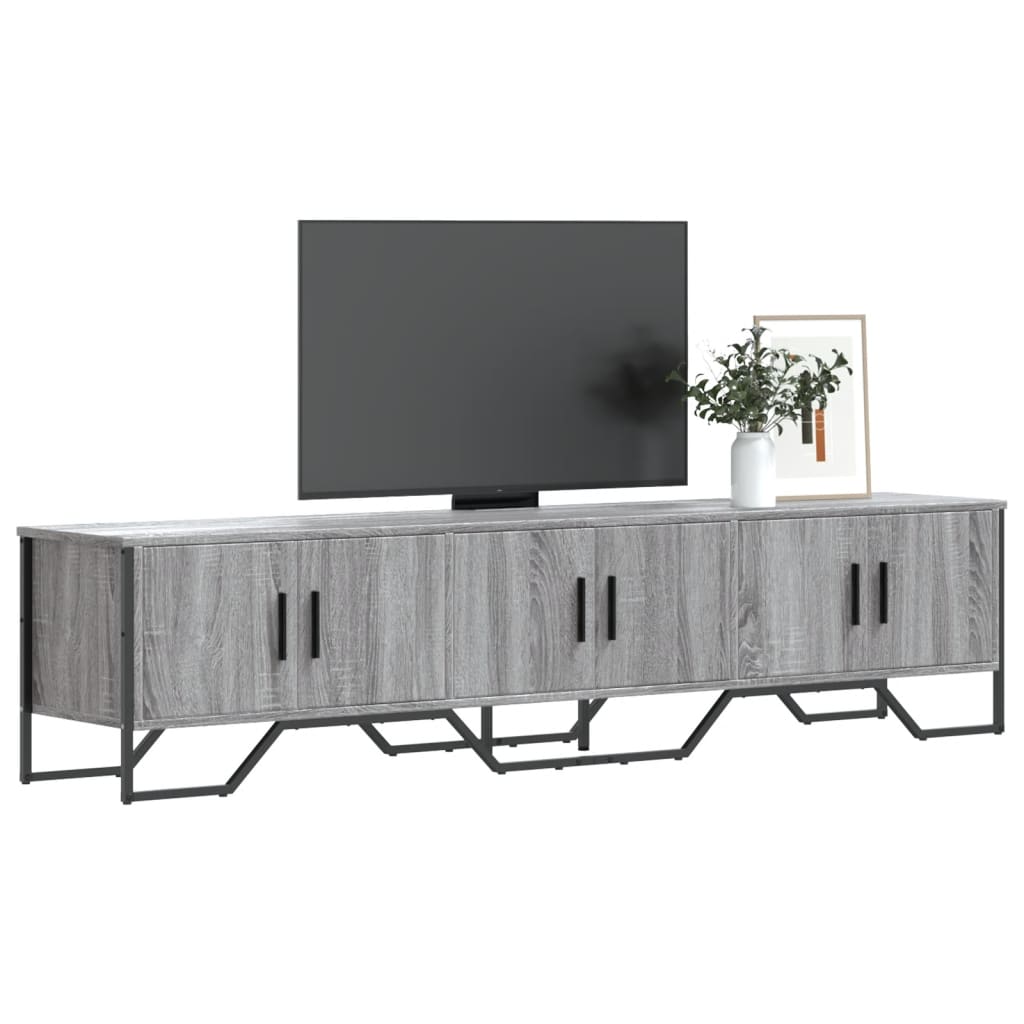 TV cabinet, grey oak, 180x34x41cm, wood