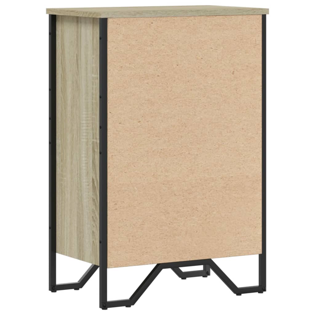 Grāmatu skapis, Sonoma ozols, 50x31x74,5cm, apstrādāta koksne