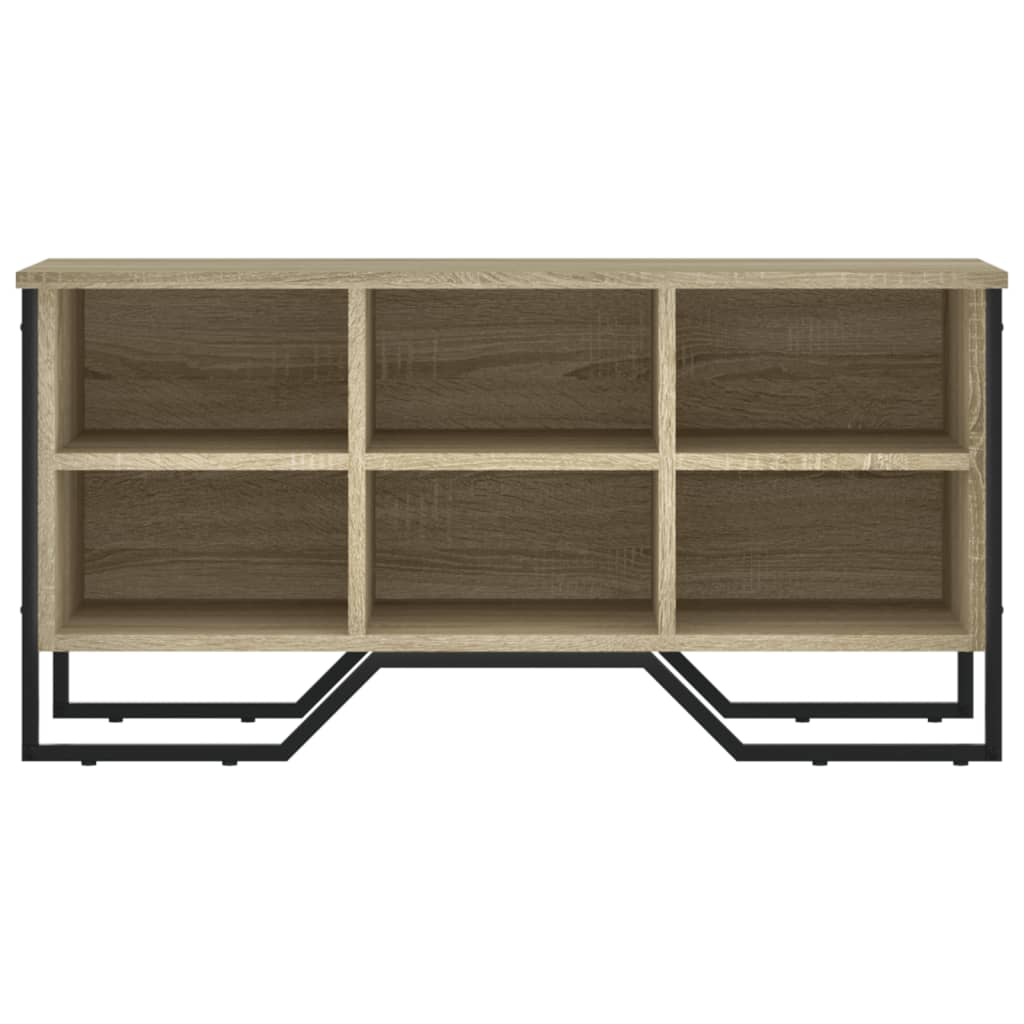 Shoe cabinet, sonoma oak, 90x38x45.5cm, engineered wood