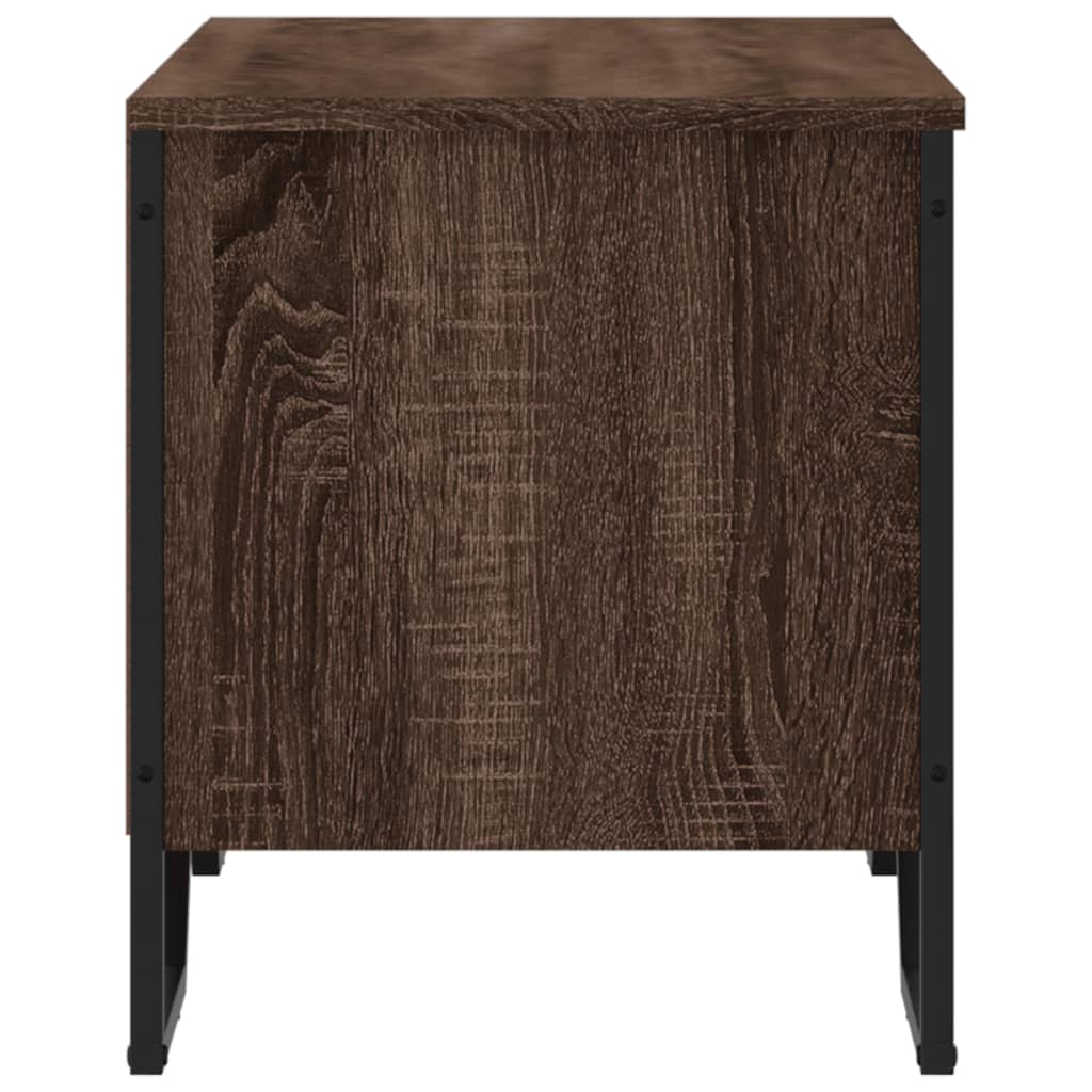 Shoe cabinet, brown oak, 90x38x45.5cm, engineered wood