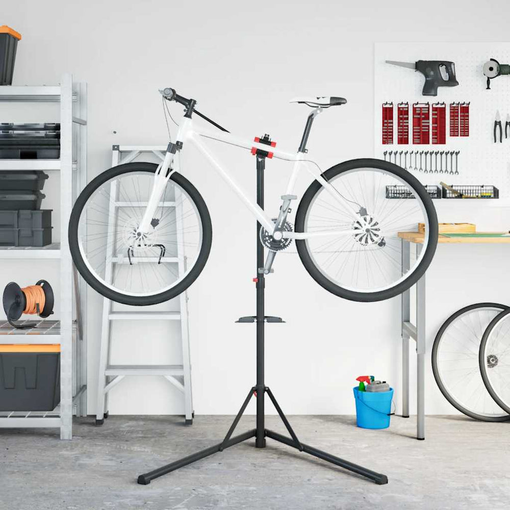 Bike repair stand, red, 92-152cm, steel