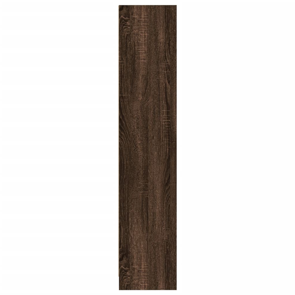 Knygų spinta, ruda ąžuolo, 57x28,5x107,5cm, apdirbta mediena