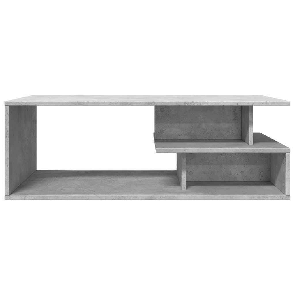 Kavos staliukas, betono pilkas, 102x55x35cm, apdirbta mediena