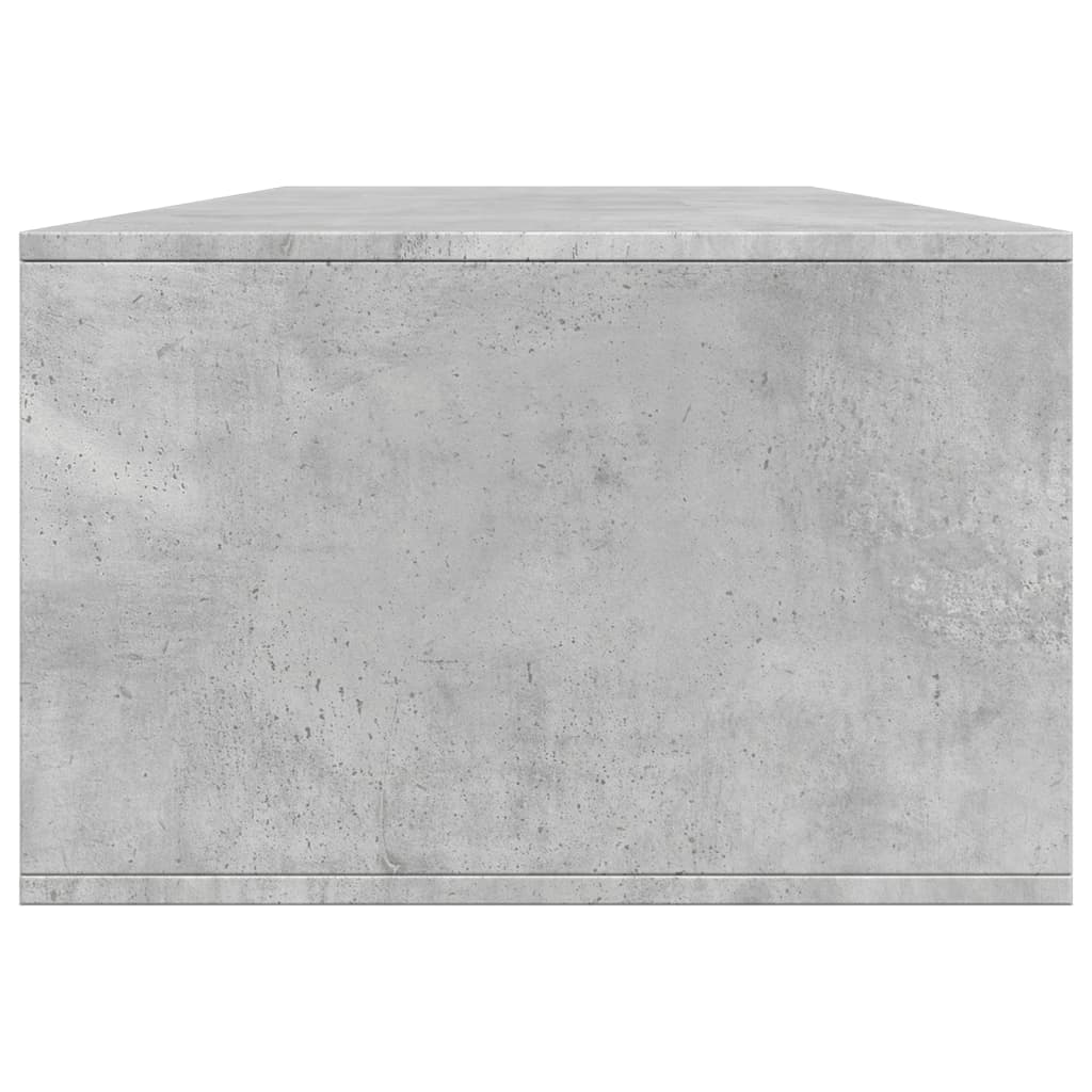Kavos staliukas, betono pilkas, 102x55x35cm, apdirbta mediena