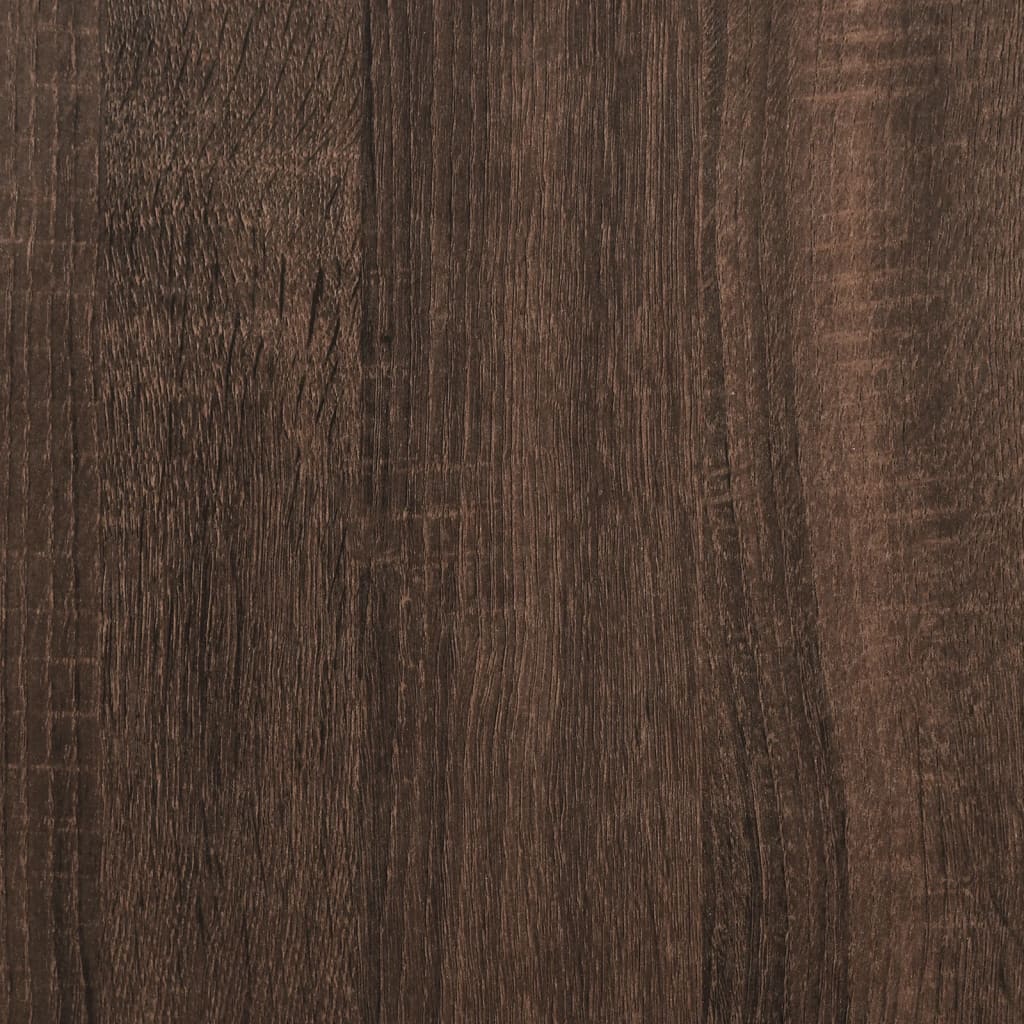 Coffee table, brown oak, 102x55x35cm, engineered wood