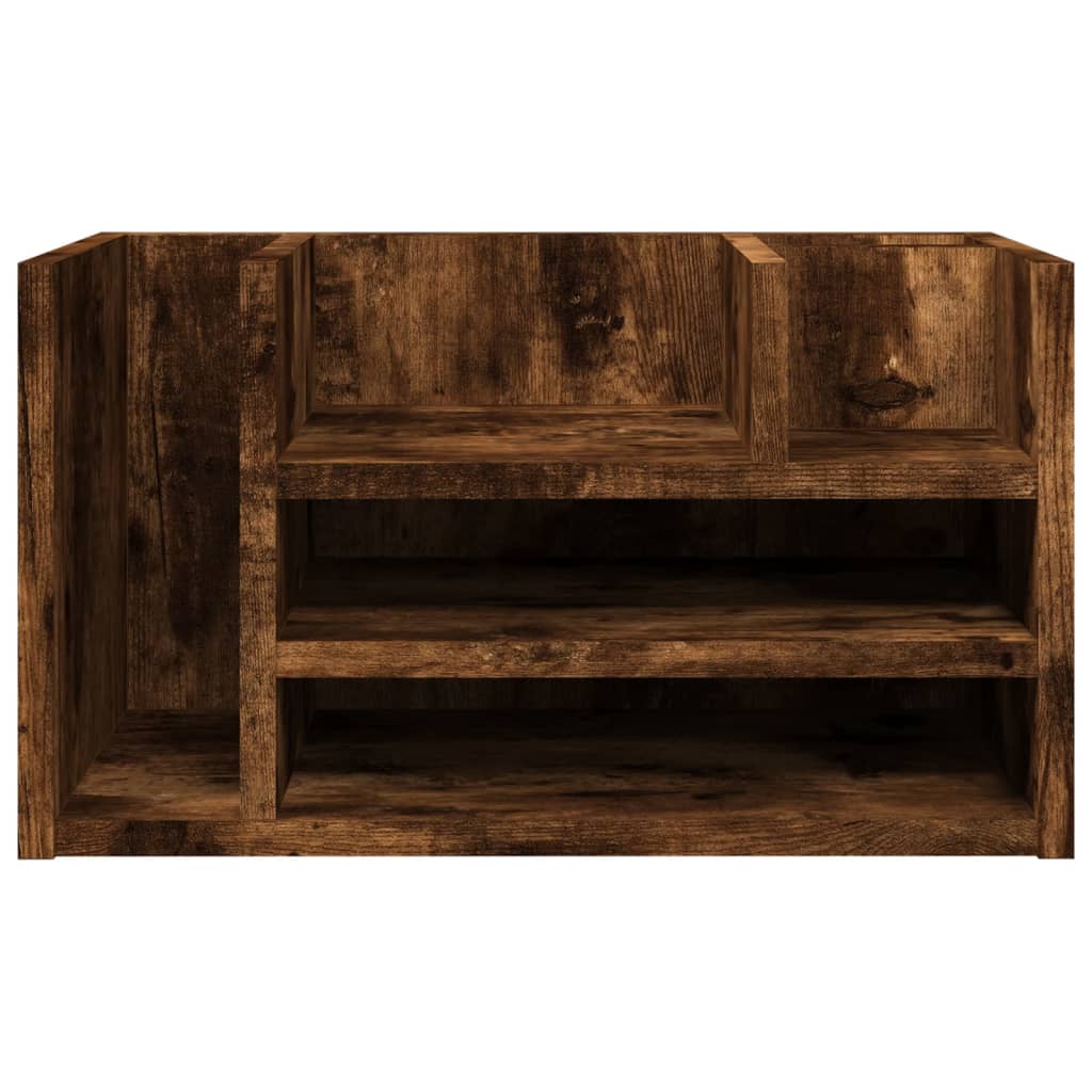 Rašomojo stalo lentyna, dūminio ąžuolo, 44,5x24x25cm, mediena