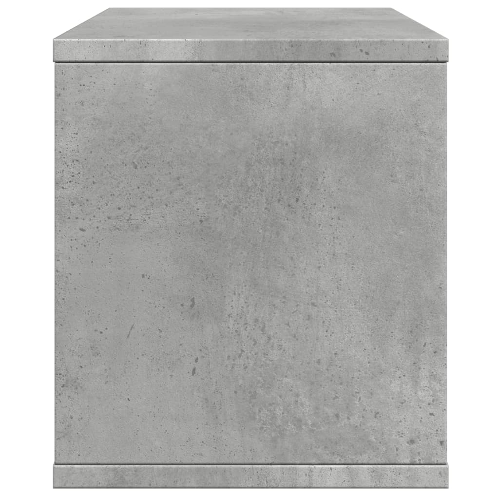 Rašomojo stalo lentyna, betono, 36x26x29,5cm, apdirbta mediena