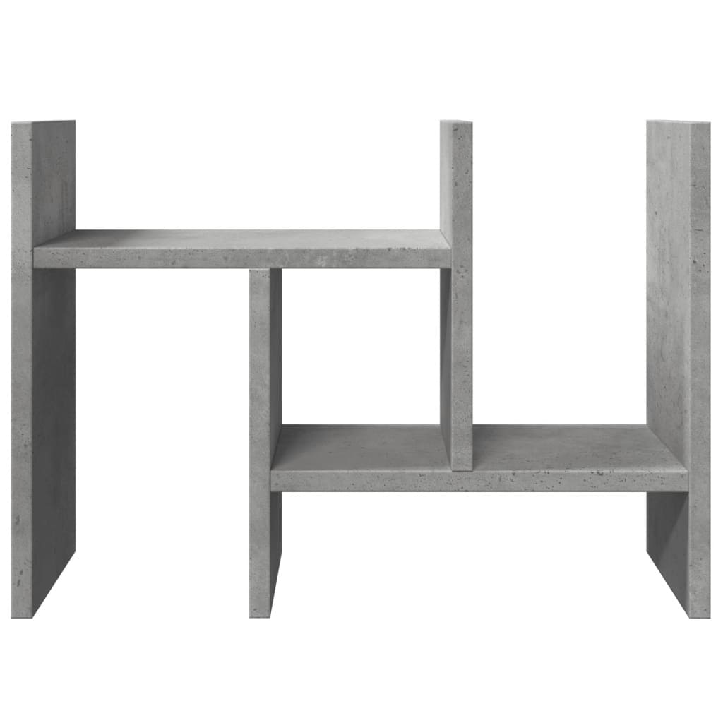 Rašomojo stalo lentyna, betono, 34,5x15,5x35,5cm, mediena