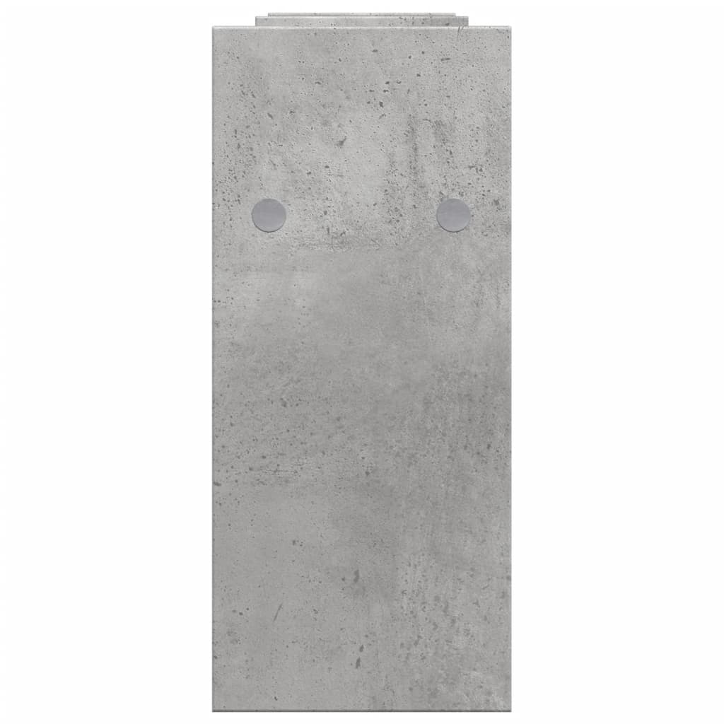 Rašomojo stalo lentyna, betono, 34,5x15,5x35,5cm, mediena