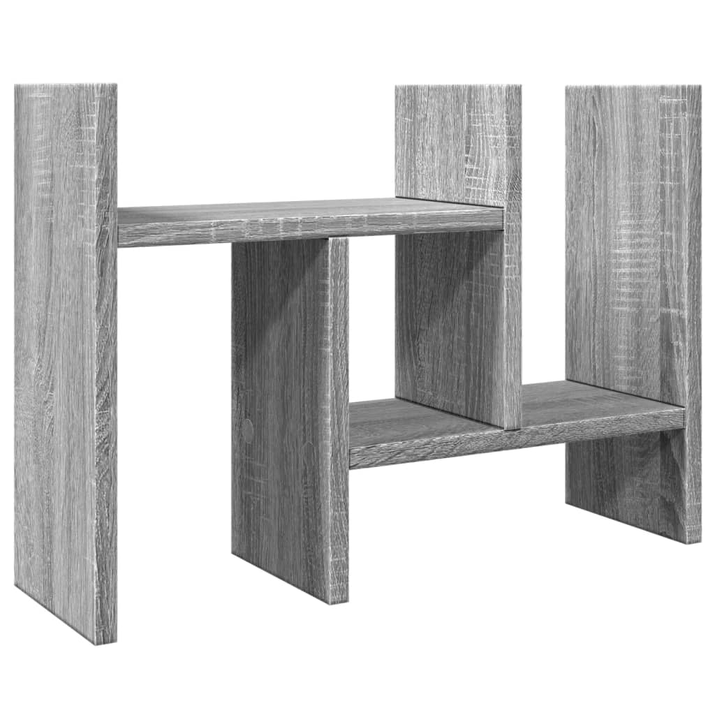 Rašomojo stalo lentyna, pilka ąžuolo, 34,5x15,5x35,5cm, mediena