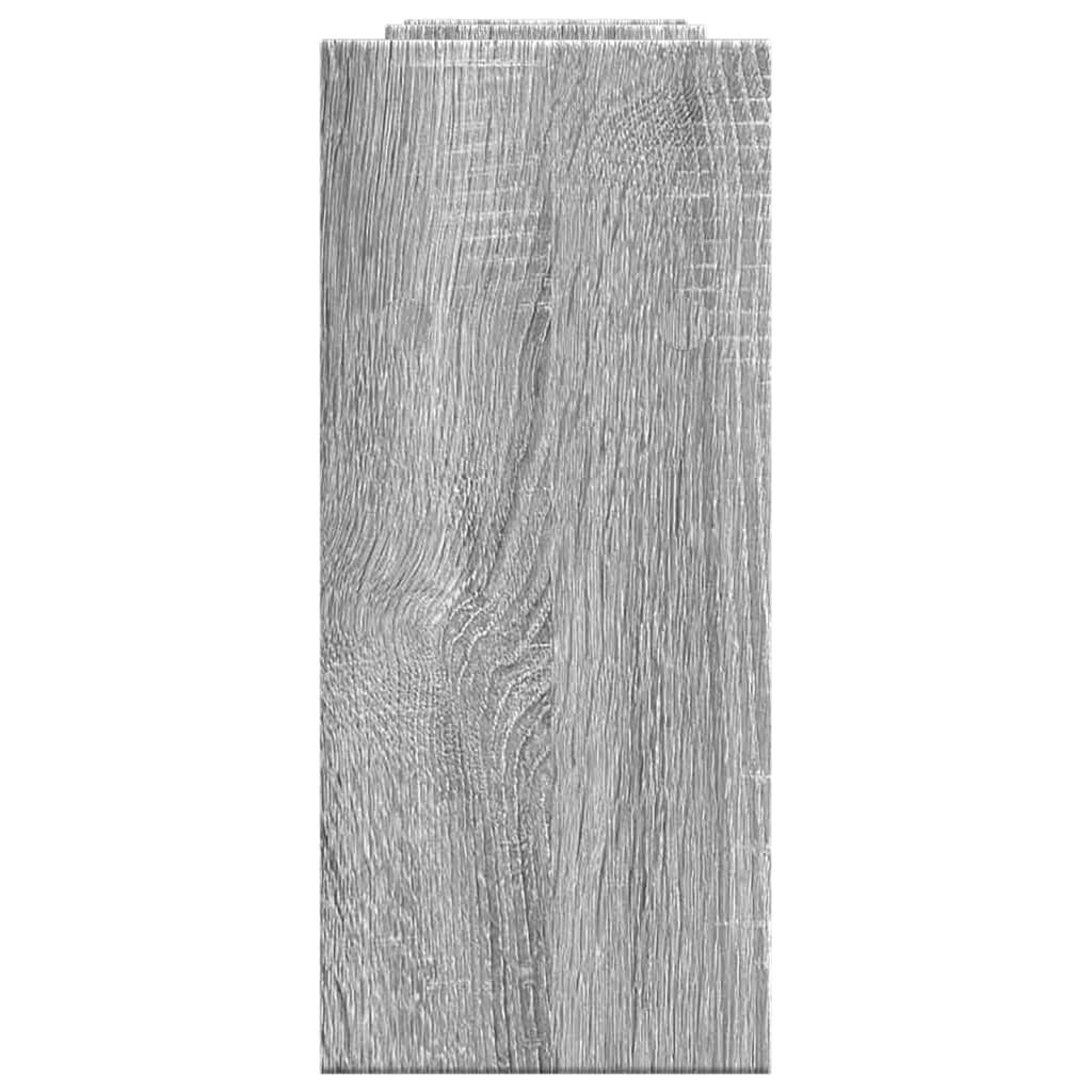 Rašomojo stalo lentyna, pilka ąžuolo, 34,5x15,5x35,5cm, mediena