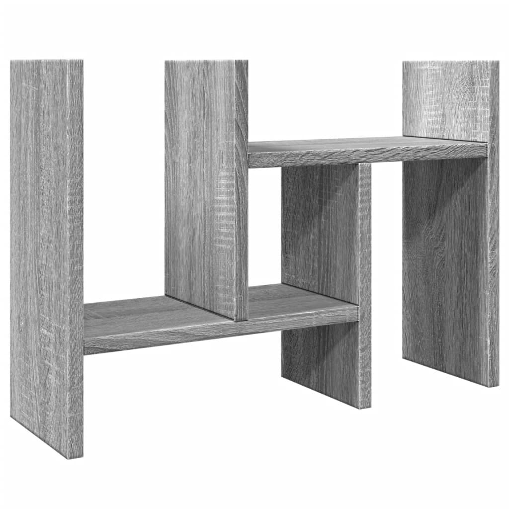 Rašomojo stalo lentyna, pilka ąžuolo, 34,5x15,5x35,5cm, mediena