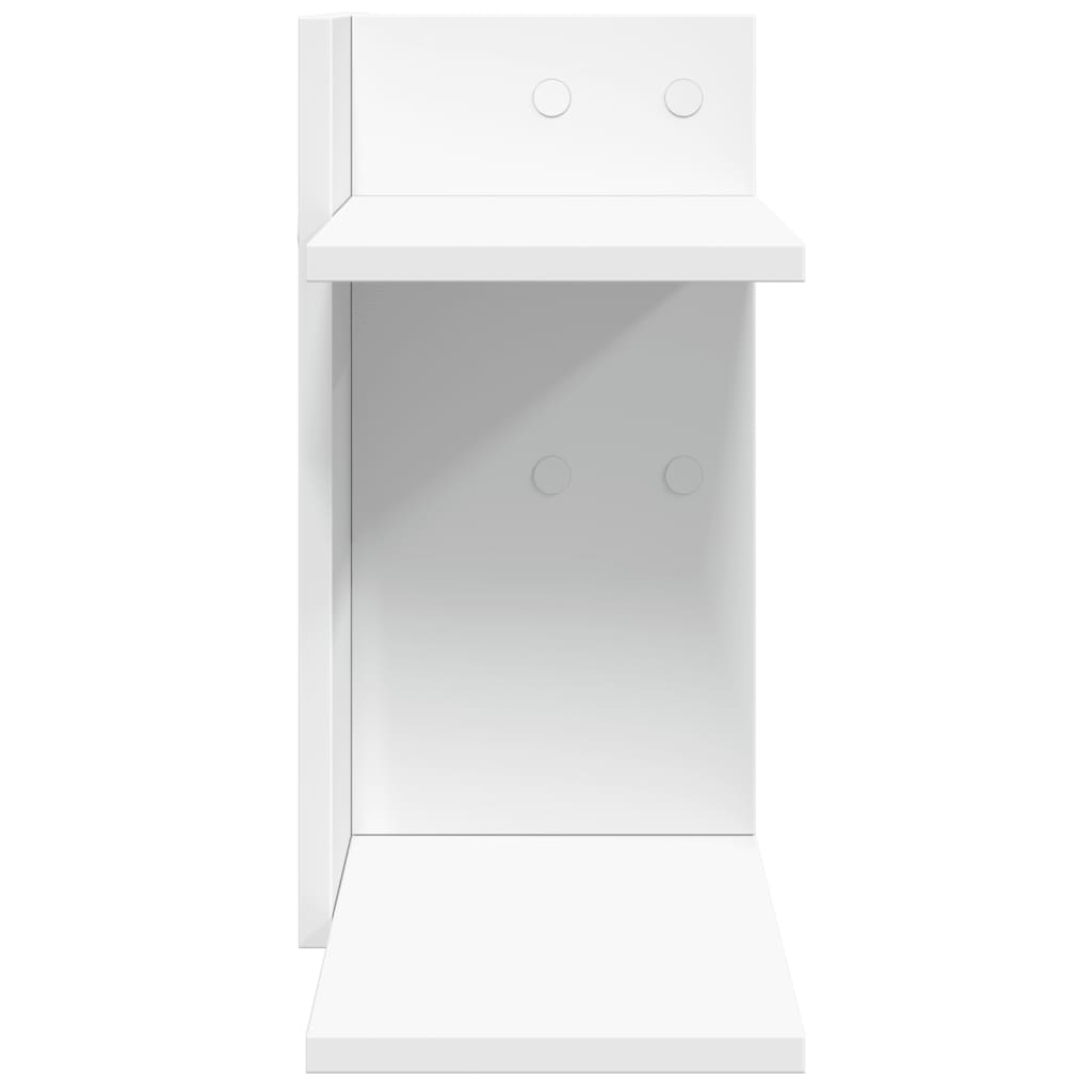 Desk shelf, white, 42x21.5x42cm, engineered wood