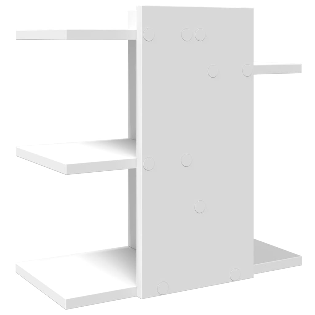 Desk shelf, white, 42x21.5x42cm, engineered wood