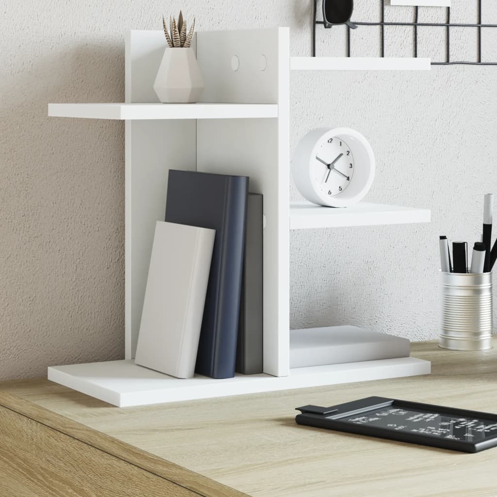 Desk shelf, white, 42x21.5x42cm, engineered wood