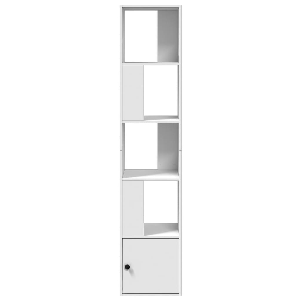 Bookcase, white, 40x36x189cm, engineered wood