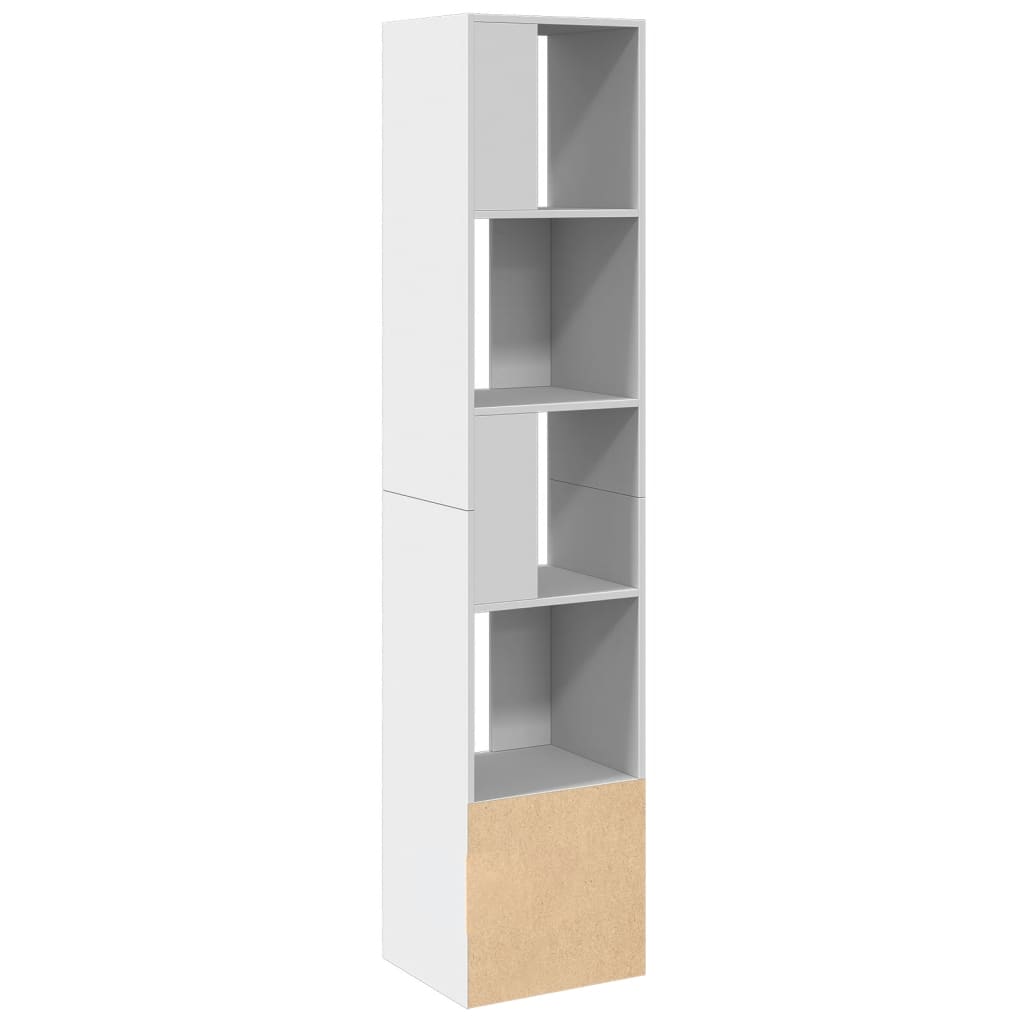 Bookcase, white, 40x36x189cm, engineered wood