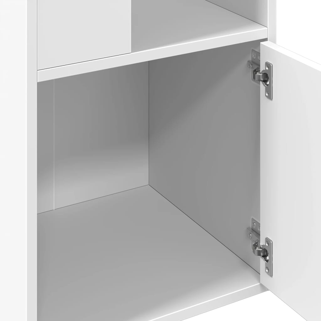 Bookcase, white, 40x36x189cm, engineered wood