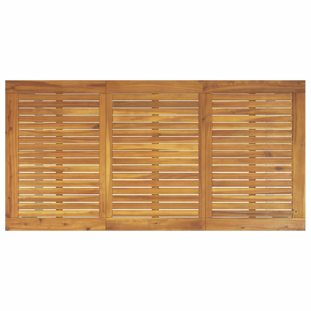 Sodo valgomojo komplektas 5 pcs Pilka ir ruda 160 x 80 x 75 cm