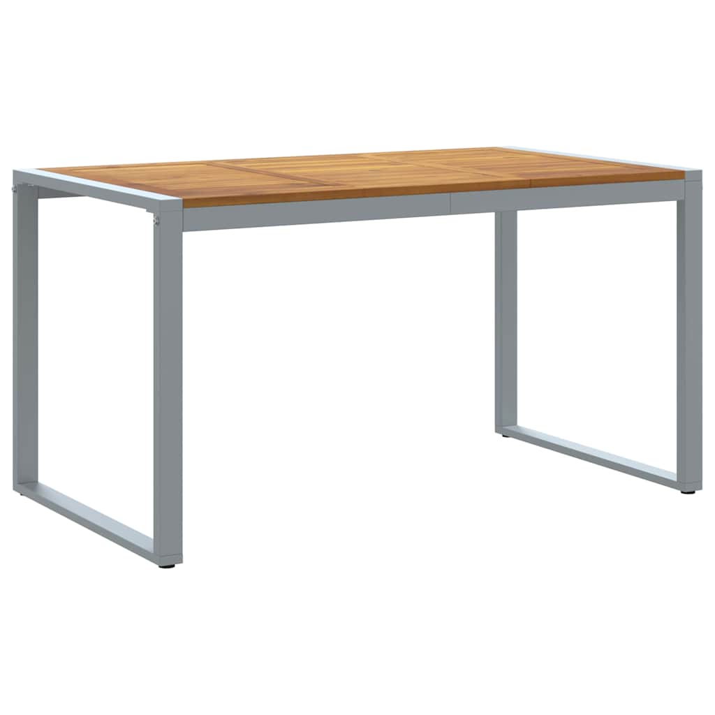 Sodo valgomojo komplektas 5 pcs Pilka ir ruda 140 x 80 x 75 cm