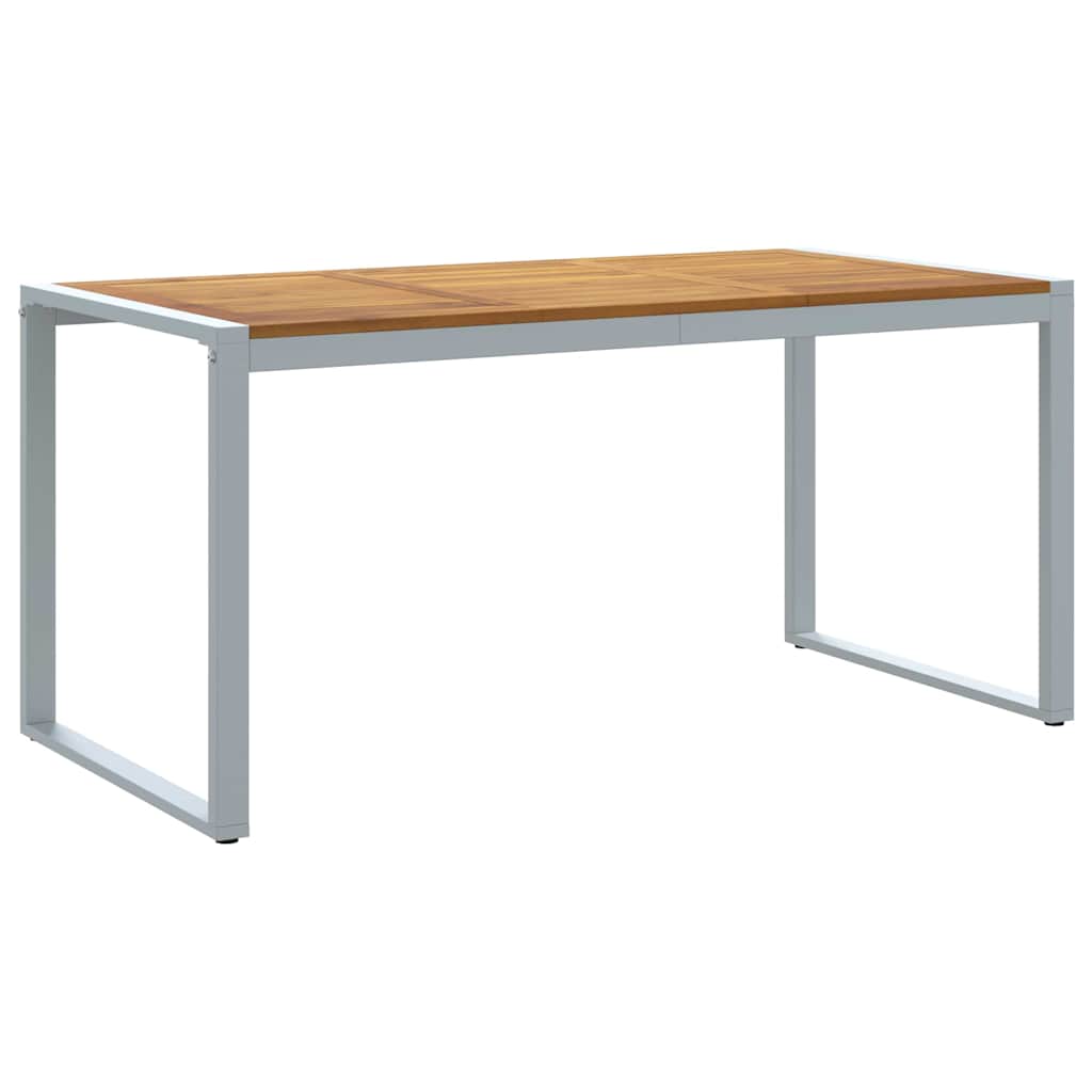 Sodo valgomojo komplektas 5 pcs Pilka ir ruda 160 x 80 x 75 cm