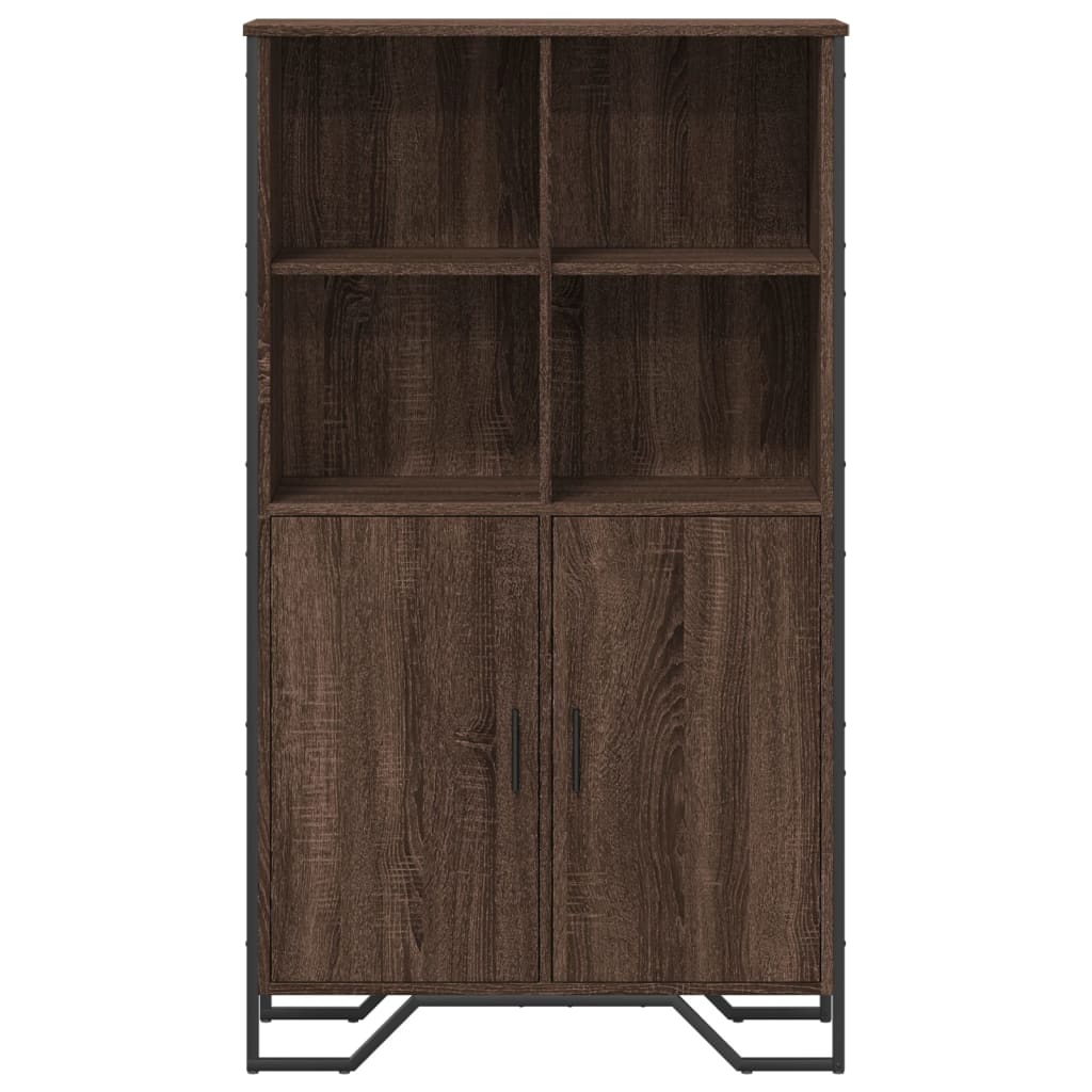 Komoda, sonoma pilkos, 79,5x35,5x137,5cm, apdirbta mediena