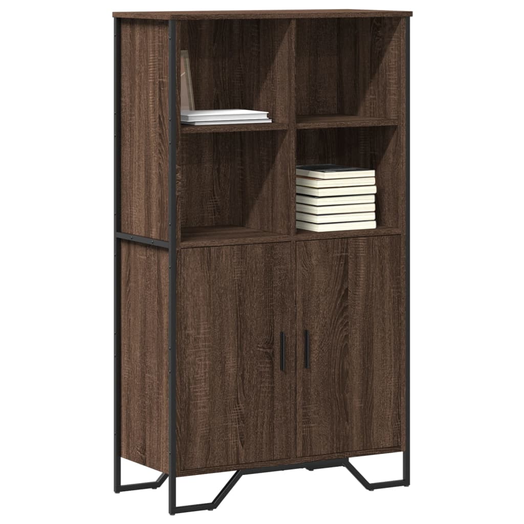 Komoda, sonoma pilkos, 79,5x35,5x137,5cm, apdirbta mediena